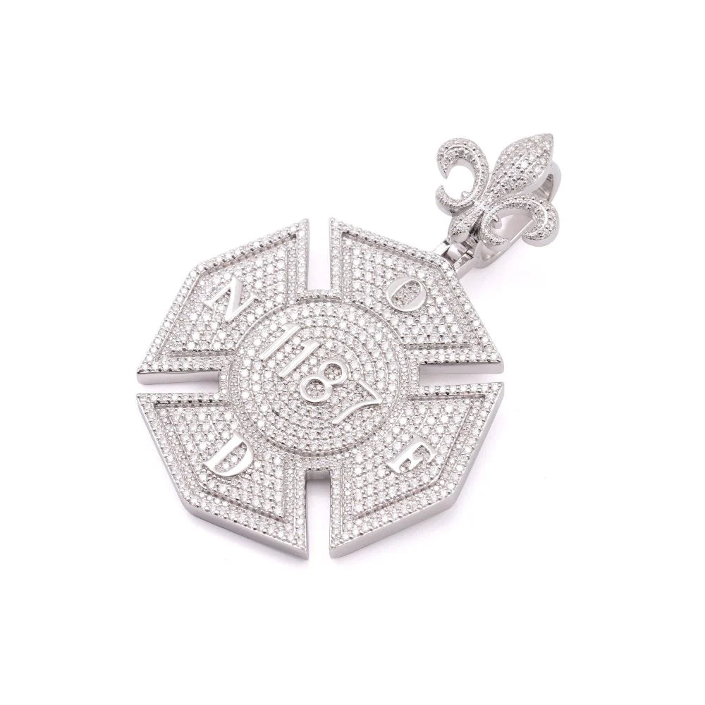 "1187" Custom Circle Pendant 14K Gold