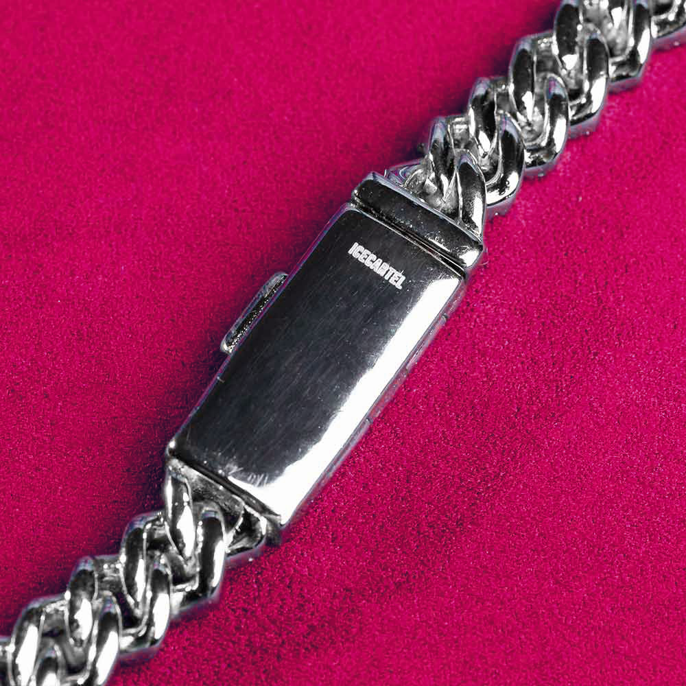 8MM Moissanite Prong Cuban Link Chain 14K Gold
