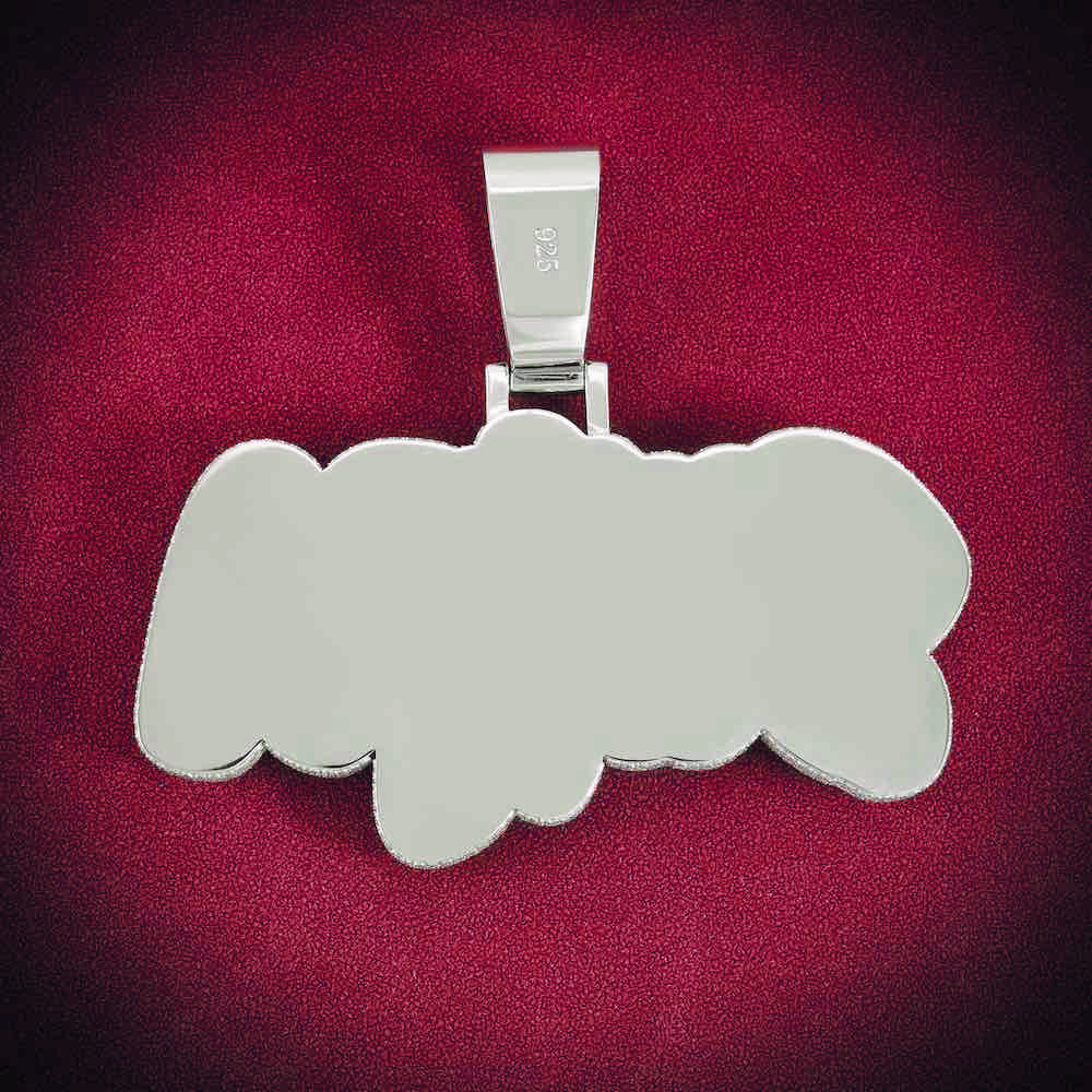 "SWIPA" Custom Pendant 14K White Gold