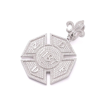 "1187" Custom Circle Pendant 14K Gold