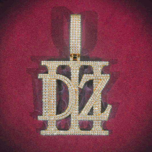 "DZ" Custom Pendant 14K Yellow Gold