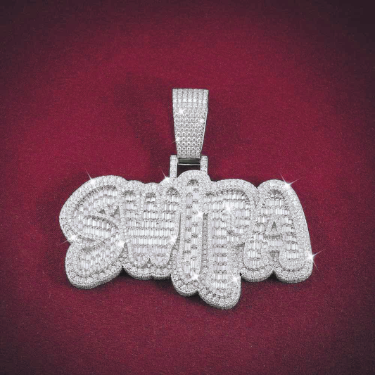 "SWIPA" Custom Pendant 14K White Gold